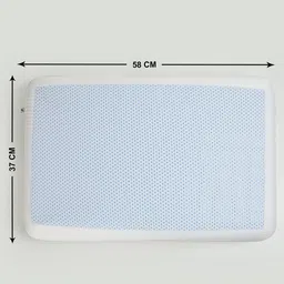 Home Centre White Self Design Pillow image 5