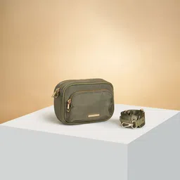 Forever Glam by Pantaloons Embellished Structured Sling Bag with Bow Detail image 1