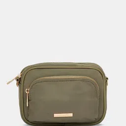 Forever Glam by Pantaloons Embellished Structured Sling Bag with Bow Detail image 2