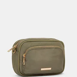 Forever Glam by Pantaloons Embellished Structured Sling Bag with Bow Detail image 3