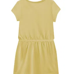 a.t.u.n. A T U N Yellow Unicorn Dropwaist Pure Cotton Dress image 2