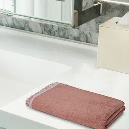 Himeya Darn IT Melange Red 500 GSM Pure Cotton Bath Towel-picture-20