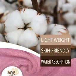 Sassoon Pink 2-Pcs Pure Cotton Hand Towels image 2