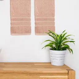 Boutique Living India  Rose Pink Solid 550 GSM Cotton Hand Towels-image-28