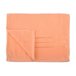 Kuber Industries 5 Pieces Green & Orange Pure Cotton 380 Lining Face Towels image 3