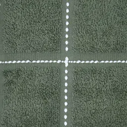 MYTRIDENT 2-Pcs Castor Grey Patterned Pure Cotton Hand Towel image 2