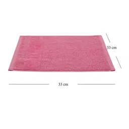 Pure Home and Living Pink 8 Pieces 550 GSM Cotton Face Towels image 5