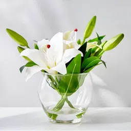 Home Centre White Hanging Artificial Flower image 5