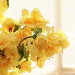 Pure Home and Living Yellow Azalea Artificial Flowers image 2