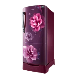 SAMSUNG 183 Litres 4 Star Direct Cool Single Door Refrigerator with Base Drawer (RR20C1824CR/HL, Camellia Purple) image 4