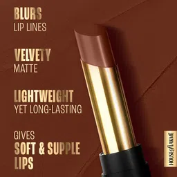 Lakme Absolute Beyond Matte Bullet Lipstick with Argan Oil - Brown Beauty 301 image 4