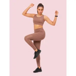 Enamor 7/8th length Dry Fit High Waist Workout Leggings For Women - Held in Fit - A610 image 3