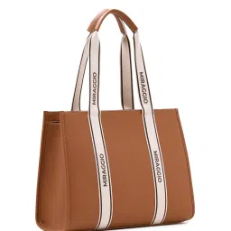 MIRAGGIO Blanche Tote Bag Brown (L) image 3