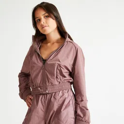 Women Cardio Fitness Hoodie - Brown-image-24