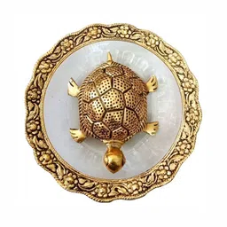 Navyaksh Gold-Toned Brass Decorative Showpiece-image-86