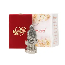 INTERNATIONAL GIFT Silver-Toned Religious Idol Showpiece-image-42