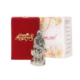 INTERNATIONAL GIFT Silver-Toned Religious Idol Showpiece-image-37