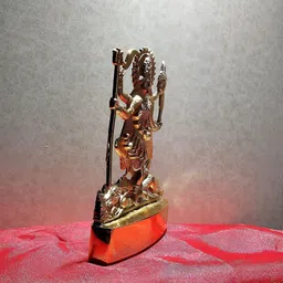 Navyaksh Gold-Toned Metal Kali Mata Ji Religious Showpiece image 2