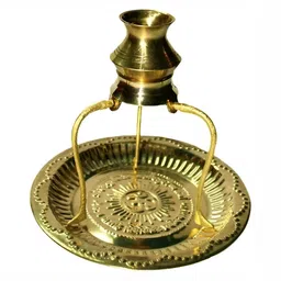 Navyaksh Gold-Toned Religious Idol Showpiece image 5