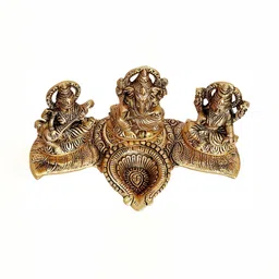 Navyaksh Gold-Toned Religious Small Showpiece image 3