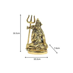 HANDICRAFTS PARADISE Gold-Toned Religious Idol Showpiece image 2