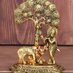 Navyaksh Gold-Toned Religious Idol Showpiece image 2