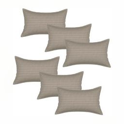 RF RELAXFEEL Beige Set of 5 Fibre Filled Polycotton Breathable Sleep Pillow-picture-41