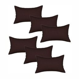 RF RELAXFEEL Brown Set of 5 Fibre Filled Polycotton Breathable Sleep Pillow-picture-31