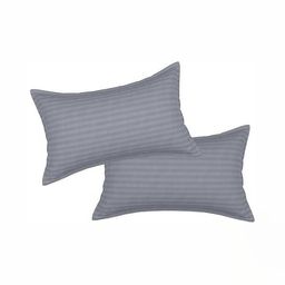 RF RELAXFEEL Grey Set of 2 Fibre Filled Polycotton Breathable Sleep Pillow-picture-24
