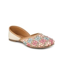 Shezone Women Printed Open Toe Flats with Bows-picture-3