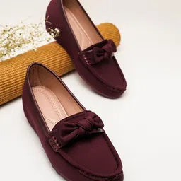 Try Me Textured Bow Detail Wedge Pumps-picture-15