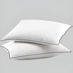 Aura White 2 Pieces Fibre Filled Sleep Pillow image 5