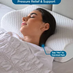 Sleepsia Set of 3  White Solid Cotton Therapedic Pillows image 5