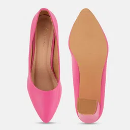 Mast & Harbour Striped Party Flatform Peep Toes with Bows image 3