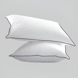 Aura White 2 Pieces Fibre Filled Sleep Pillow image 4