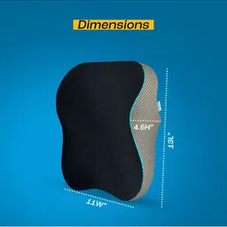 Sleepsia Grey Memory Foam Filled Travel Pillow image 3