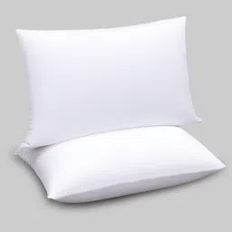 Aura White 2 Pieces Fibre Filled Sleep Pillow image 4
