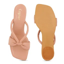 Cogner Beige Block Heels image 2