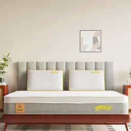sleepycat Cloud Spring Low-Motion Transfer 8 Inch Pocketed Spring & HD Foam Queen Size Mattress image 1