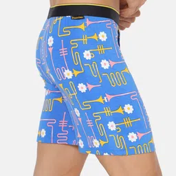 bummer Men Blue Micro Modal Printed Dixie Blues Boxers image 3