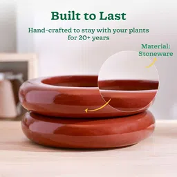 ugaoo Tiny Kisses Double Terracota Ceramic Planters image 3