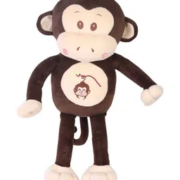 DearJoy Unisex Kids Brown Monkey Plush Pillow Soft Toy image 5