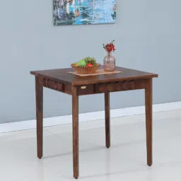 woodsworth from pepperfry Avilys Sheesham Wood 2 Seater Dining Set In Provincial Teak Finish image 2