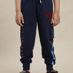 Kids Ville Boys Superman Printed Comfortable Joggers-picture-54