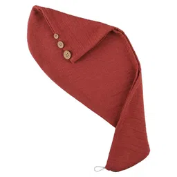 Multicolour Banana Double Cloth Solid 300 - 380 GSM hair wrap towel (Set of 2) by Doctor Towels image 4