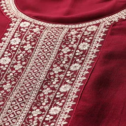 Indo Era Ethnic Motifs Embroidered Sequinned Kurta with Trousers & With Dupatta image 2