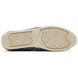 TOMS Women Navy Blue Alpargata Cloudbound Diamonds Ikat Printed Slip-On Sneakers image 3