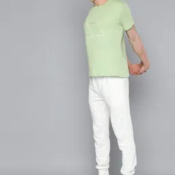 HRX by Hrithik Roshan Men Geometric Print Pure Cotton Sports T-shirt image 2