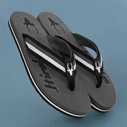 HIROLAS Men Printed Lightweight Thong Flip-Flops image 1