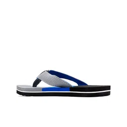 Khadims Men Black & Blue Printed Thong Flip-Flops image 3